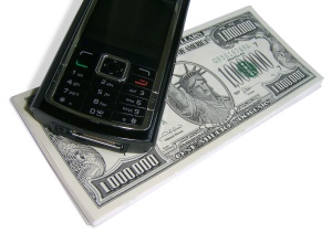 one million dollars and mobile phone